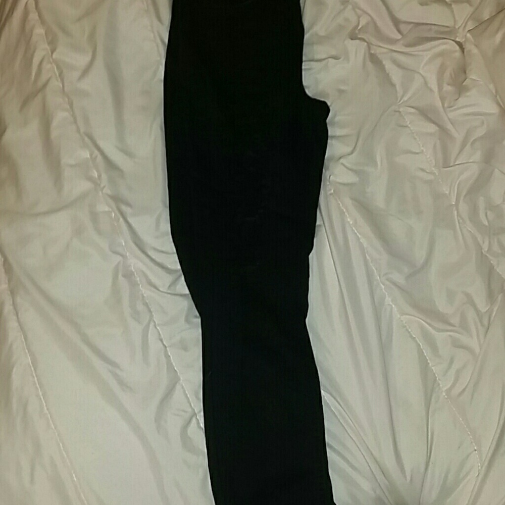 Black ripped jeans